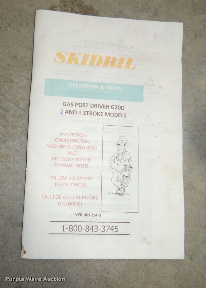 image for item DN2499 Ski-drill G20D  post driver