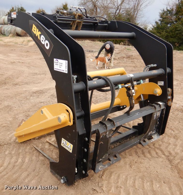 image for item DN2501 HLA BK60 skid steer round bale cutter