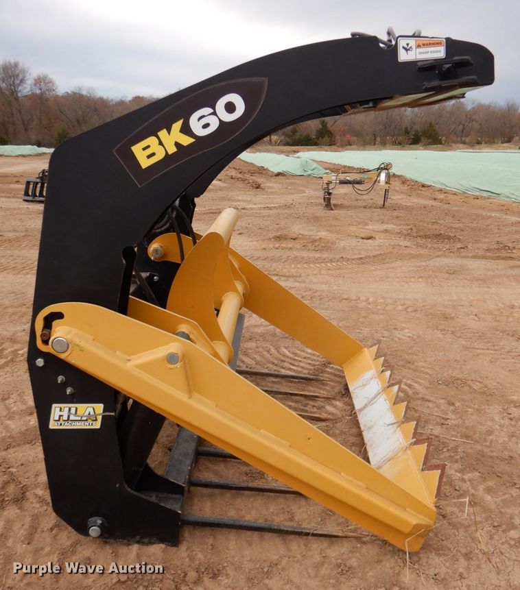 image for item DN2501 HLA BK60 skid steer round bale cutter