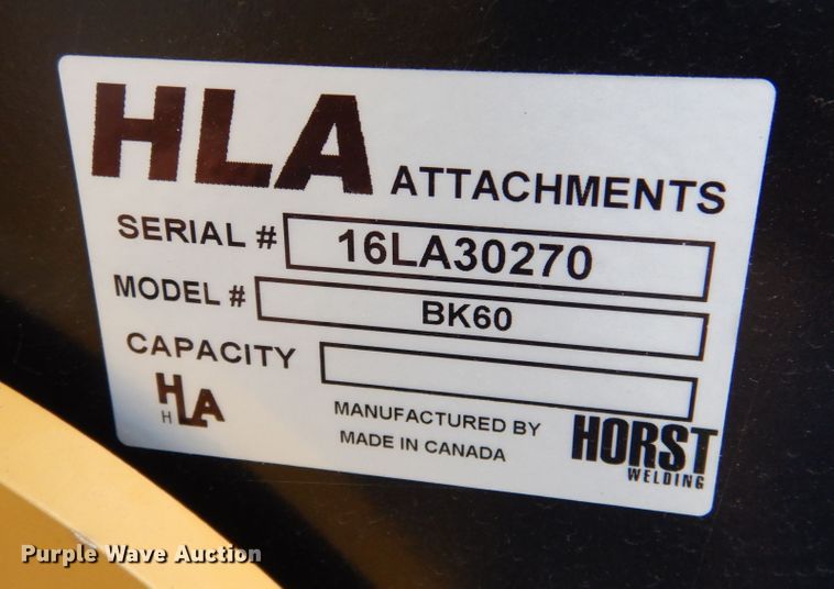 image for item DN2501 HLA BK60 skid steer round bale cutter