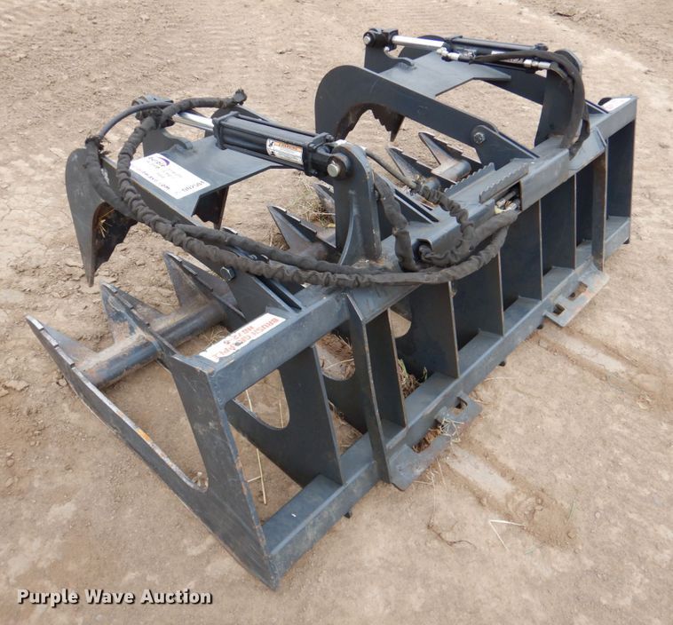 image for item DN2504 Stout HD72-8 72"W skid steer grapple bucket