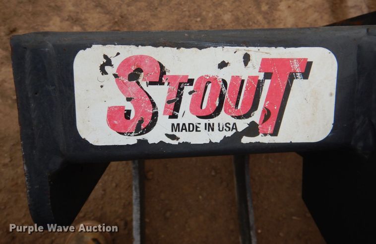 image for item DN2504 Stout HD72-8 72"W skid steer grapple bucket