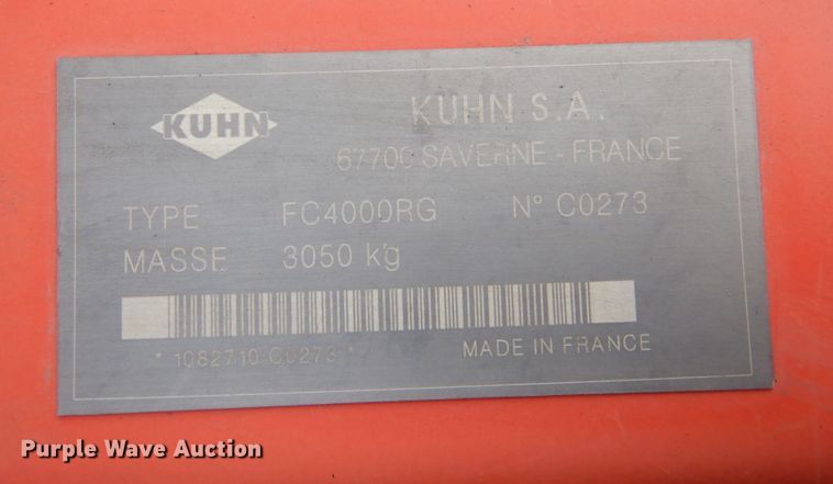 image for item DN2507 Kuhn FC4000RG  windrower