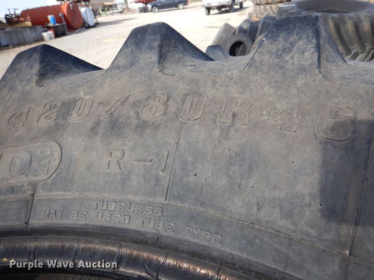 image for item DN2513 (4) Firestone All Traction 420/80R46 tires