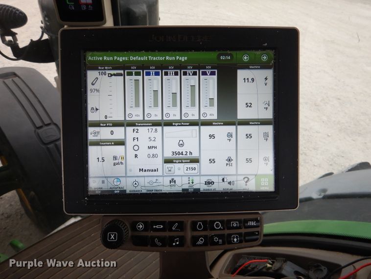 image for item DN5400 2015 John Deere 8345R  MFWD tractor