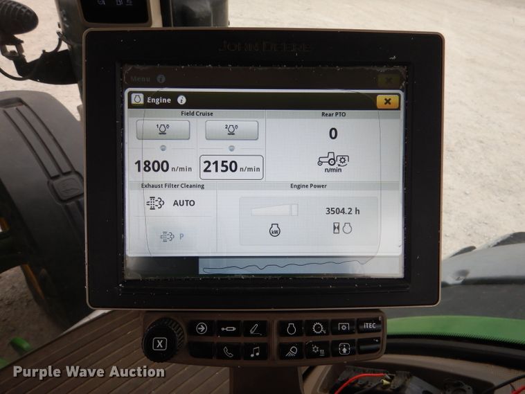 image for item DN5400 2015 John Deere 8345R  MFWD tractor