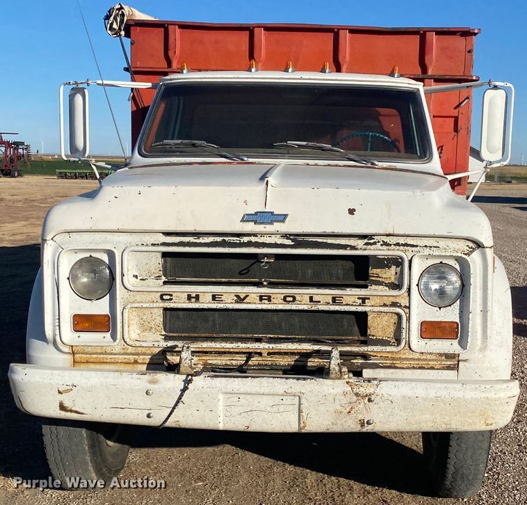 image for item EX9654 1970 Chevrolet C50  grain truck