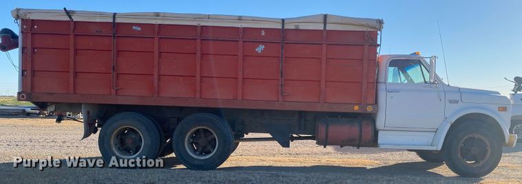 image for item EX9654 1970 Chevrolet C50  grain truck