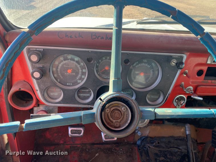 image for item EX9654 1970 Chevrolet C50  grain truck