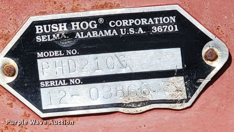 image for item HF9253 Bush Hog PHD2103  post hole auger