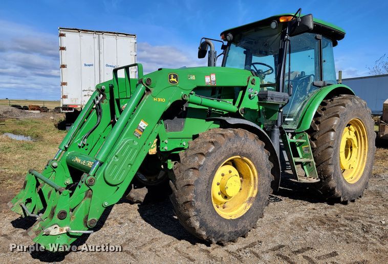 image for item HP9684 2014 John Deere 6115D  MFWD tractor