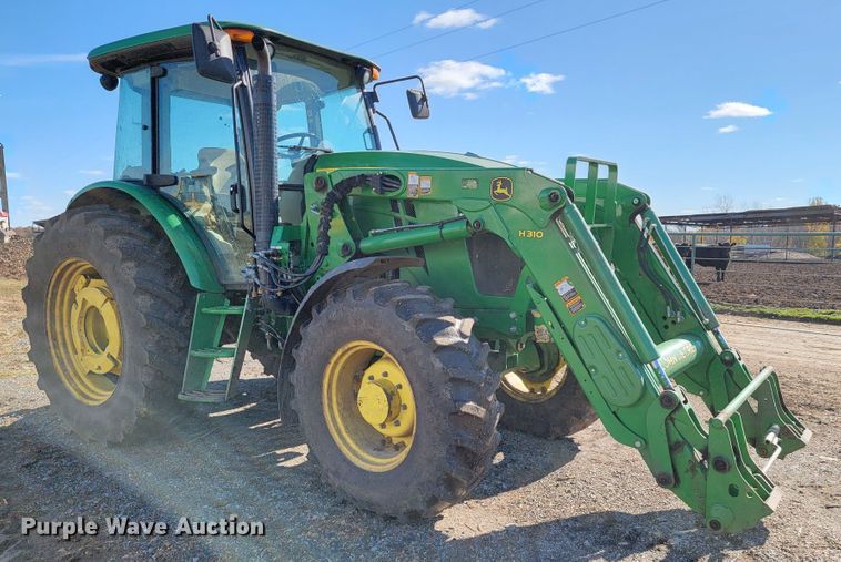 image for item HP9684 2014 John Deere 6115D  MFWD tractor