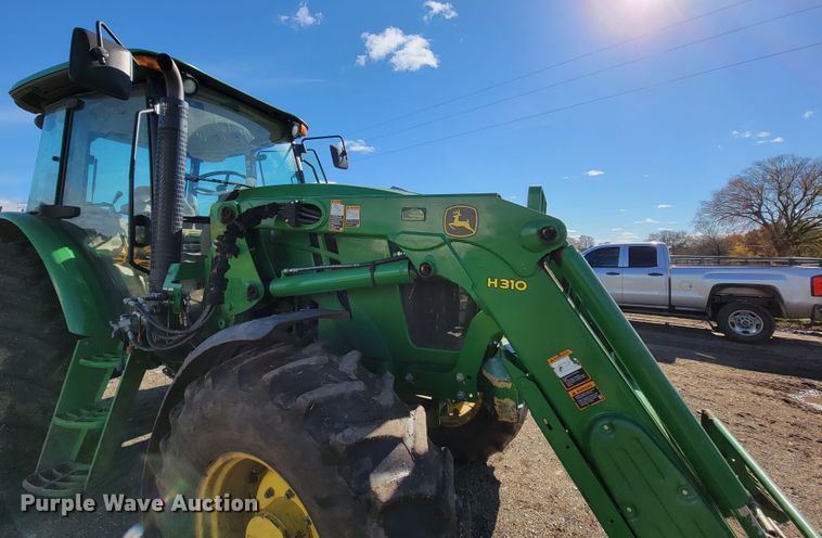 image for item HP9684 2014 John Deere 6115D  MFWD tractor