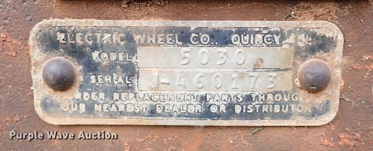 image for item IC9600 Electric Wheel Co. 5030  fuel trailer