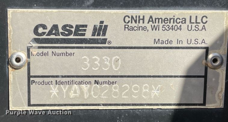 image for item ID9551 2011 Case IH Patriot 3330  sprayer