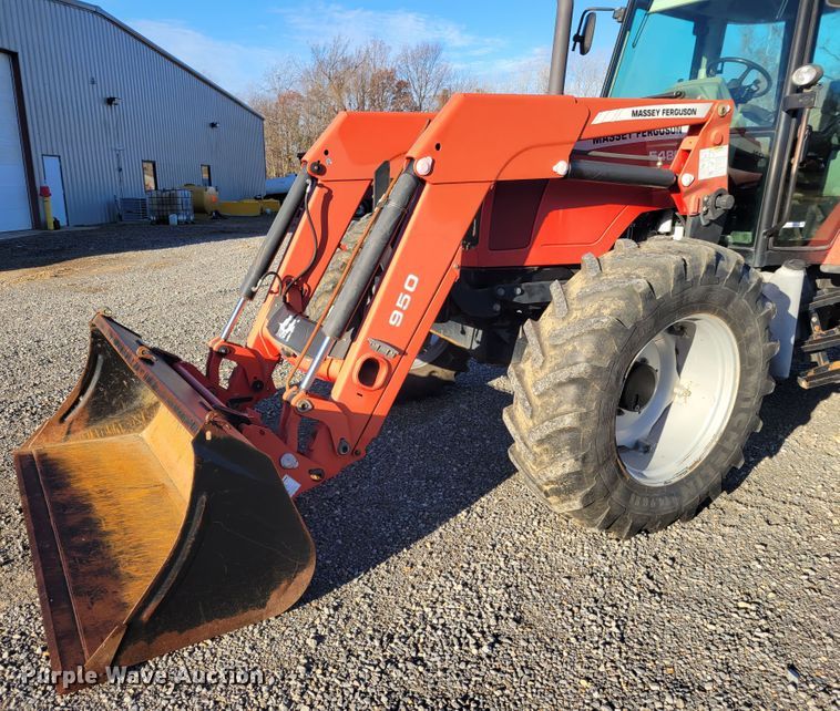 image for item IV9663 2008 Massey Ferguson 5480  MFWD tractor