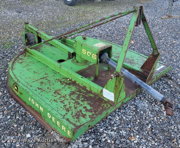 image for item IV9666 John Deere 506  rotary mower
