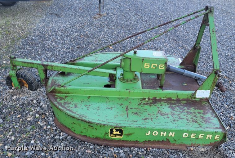 image for item IV9666 John Deere 506  rotary mower