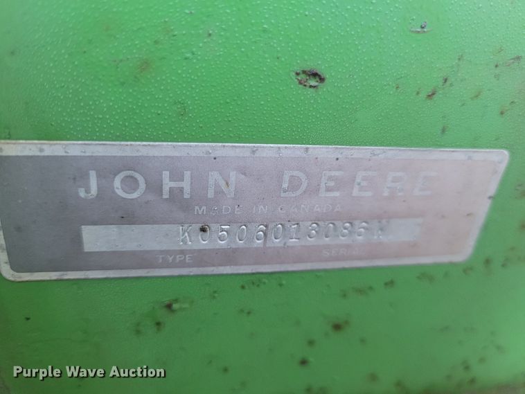 image for item IV9666 John Deere 506  rotary mower