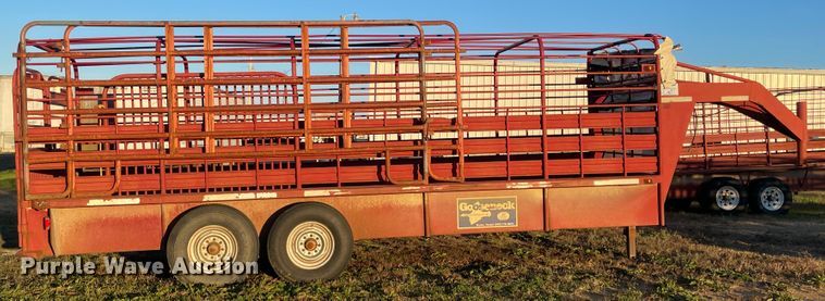 image for item IX9563 1995 Gooseneck A6A1  livestock trailer