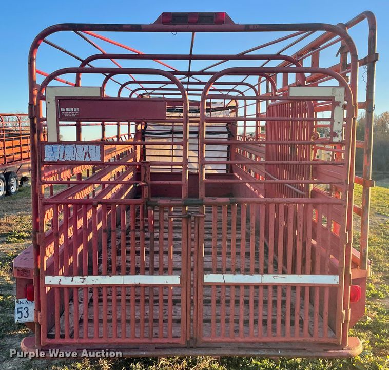 image for item IX9563 1995 Gooseneck A6A1  livestock trailer