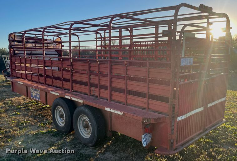 image for item IX9563 1995 Gooseneck A6A1  livestock trailer