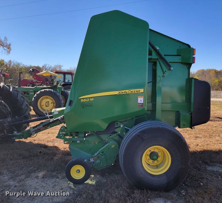 image for item IX9571 2018 John Deere 560M  round baler