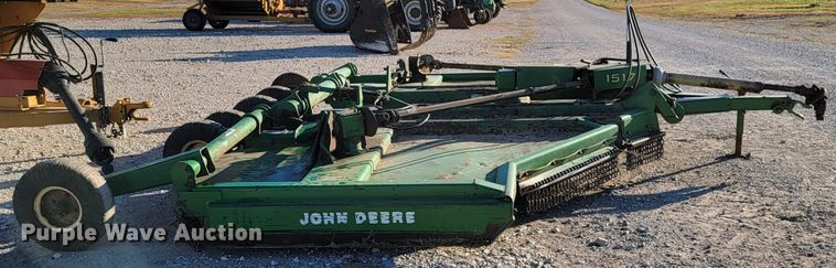 image for item IX9578 John Deere 1517  batwing rotary mower