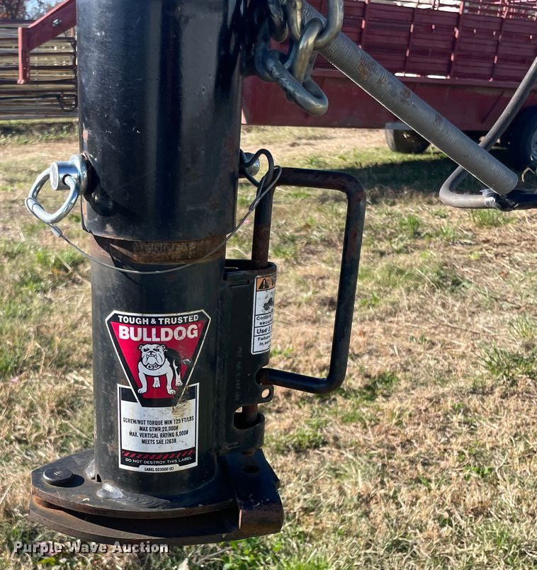 image for item IX9580 Haytoter HT36  hay bale trailer