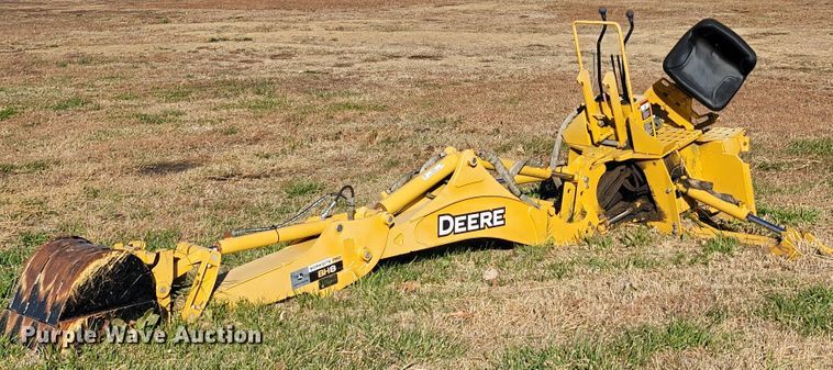 image for item IX9587 John Deere BH8 skid steer backhoe