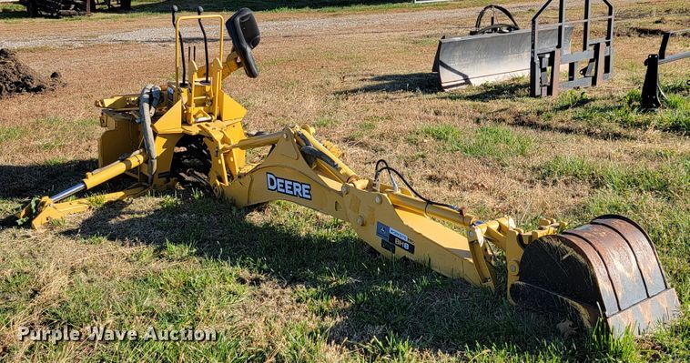 image for item IX9587 John Deere BH8 skid steer backhoe