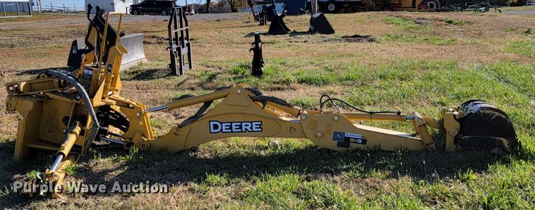 image for item IX9587 John Deere BH8 skid steer backhoe