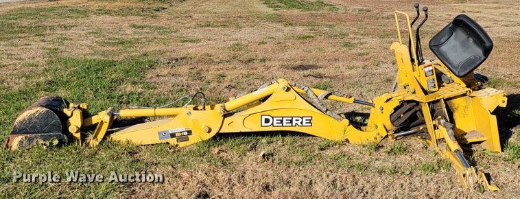 image for item IX9587 John Deere BH8 skid steer backhoe