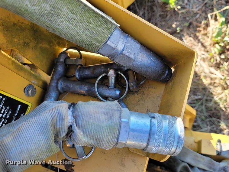 image for item IX9587 John Deere BH8 skid steer backhoe