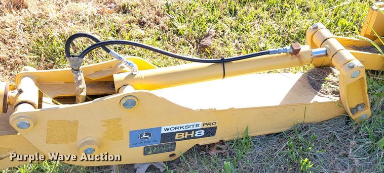 image for item IX9587 John Deere BH8 skid steer backhoe