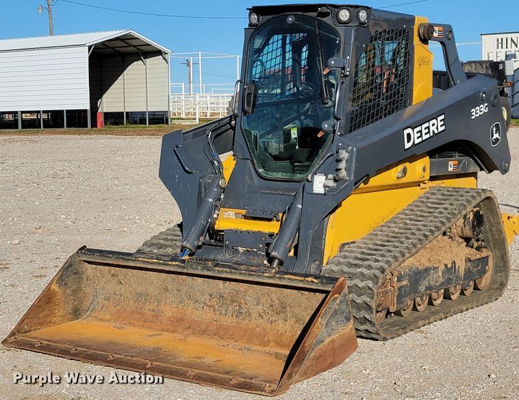 image for item IX9590 2019 John Deere 333G  tracked skid steer loader