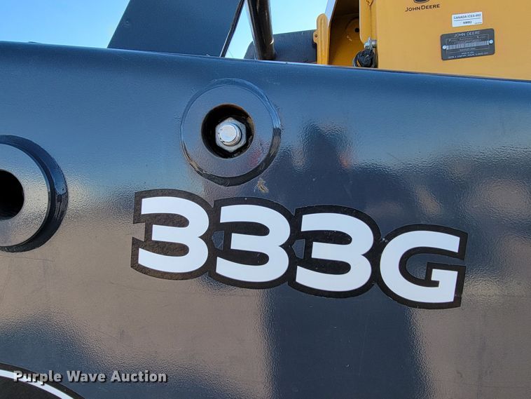 image for item IX9590 2019 John Deere 333G  tracked skid steer loader
