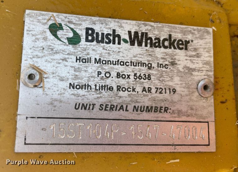 image for item IX9617 Bush Whacker ST-104  rotary mower