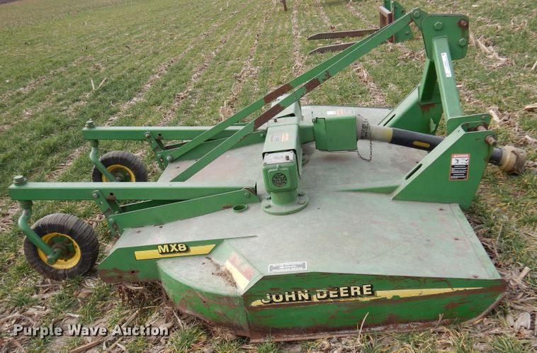 image for item JJ9876 John Deere MX8  rotary mower