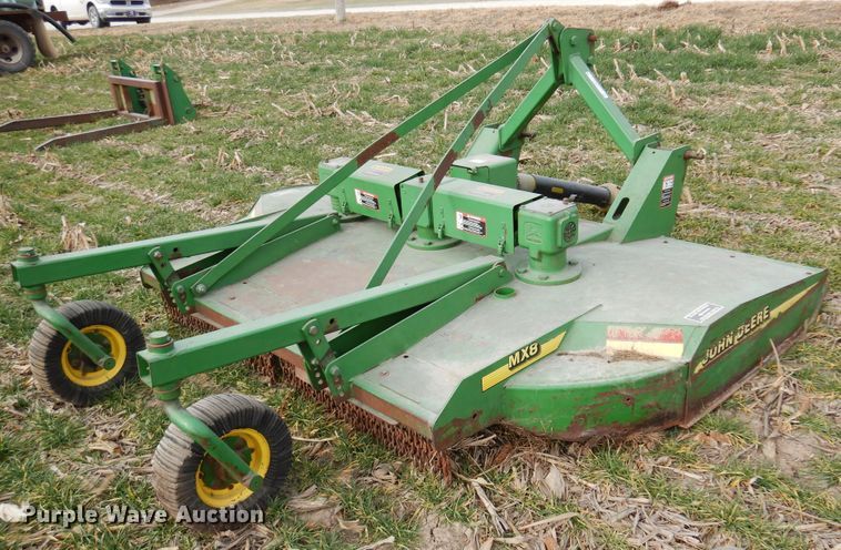 image for item JJ9876 John Deere MX8  rotary mower