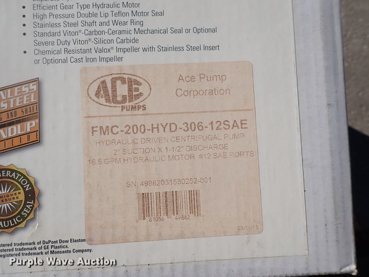 image for item JU9066 (4) Ace centrifugal pumps