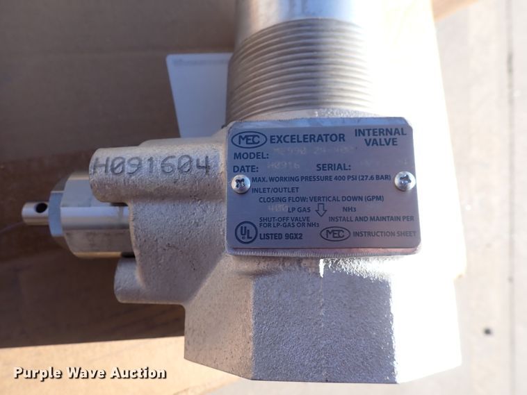 image for item JU9081 (6) MEC gas connector valves