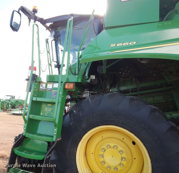 image for item KO9530 2014 John Deere S660  RWA combine