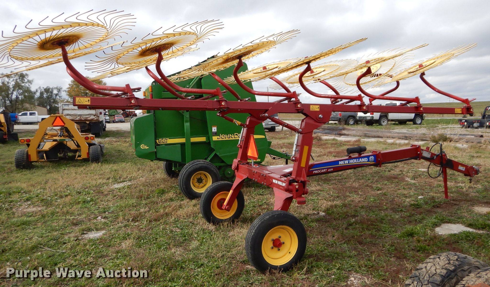 2014 New Holland Procart 1225 hay rake in Mclouth, KS Item DM0700