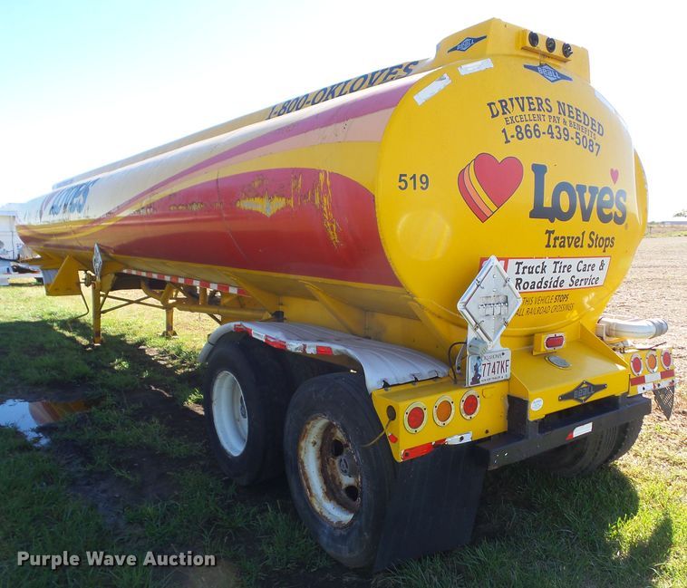 image for item DA7171 2004 Beall BAST-96-3-SB  tank trailer