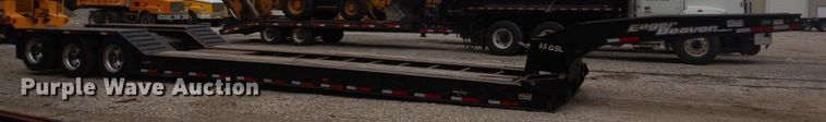 image for item DH8085 2002 Eager Beaver 55GSL  lowboy equipment trailer