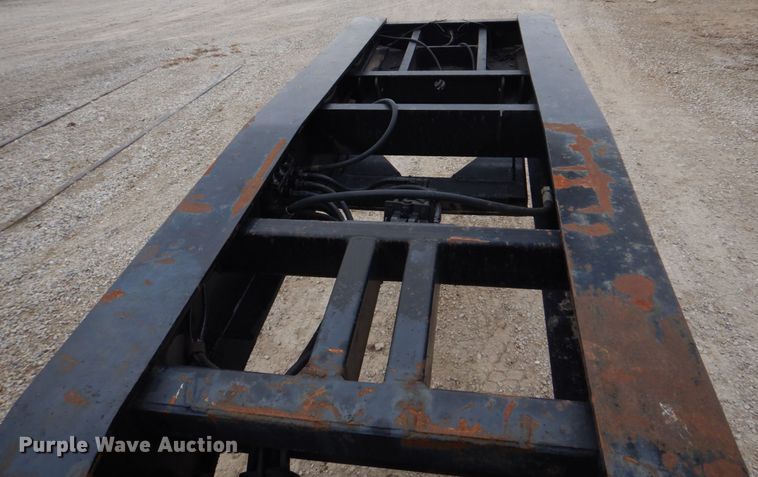 image for item DH8085 2002 Eager Beaver 55GSL  lowboy equipment trailer