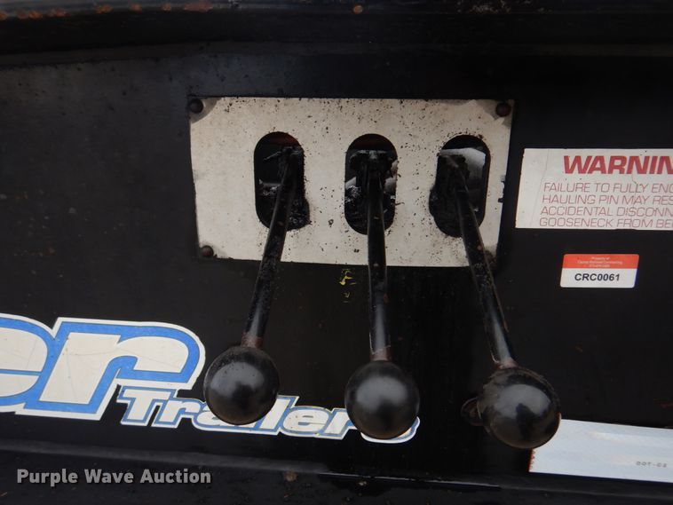 image for item DH8085 2002 Eager Beaver 55GSL  lowboy equipment trailer