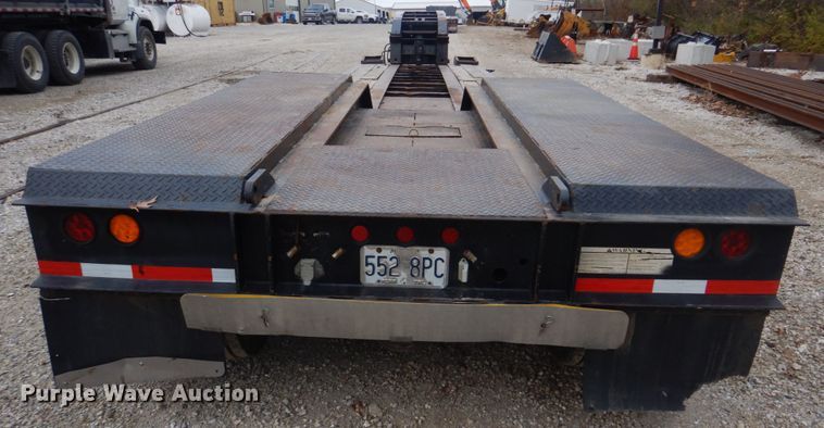 image for item DH8085 2002 Eager Beaver 55GSL  lowboy equipment trailer