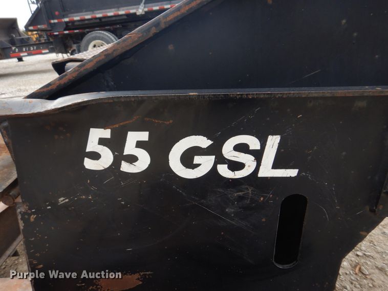 image for item DH8085 2002 Eager Beaver 55GSL  lowboy equipment trailer